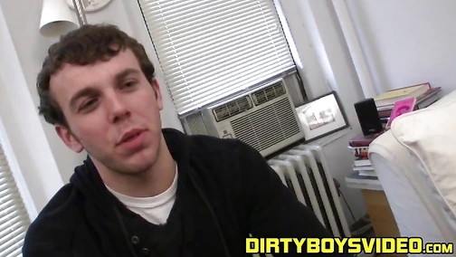 Stunning young buddy jerking off solo