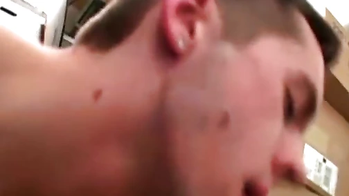Sexy Scott Adler received a warm cum facial after a hard anal pounding session with hot Jack Hammah