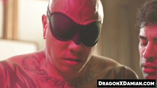 Damian Dragon sprays his sticky load while riding my horny penis