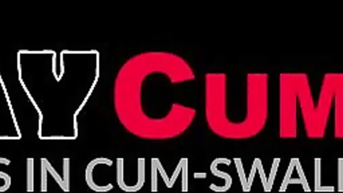 Gideon gets a cum load on his throat