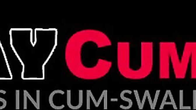 Muscle stud fucks BFs mouth and cums loads