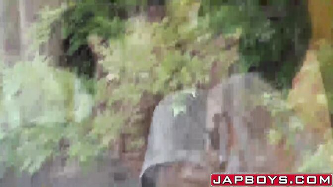 Shosei grinding his penis against Kairi