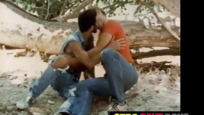 Retro males suck cock and ass drill raw