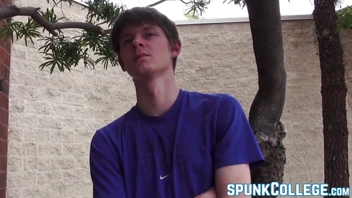 Hung twink toyed and blown playfully