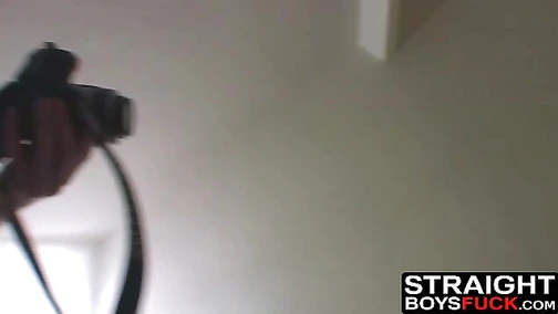 Blonde slut fucked while dude watches