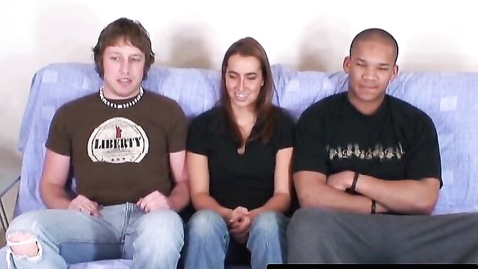 Nasty gal has sex with her horny friends