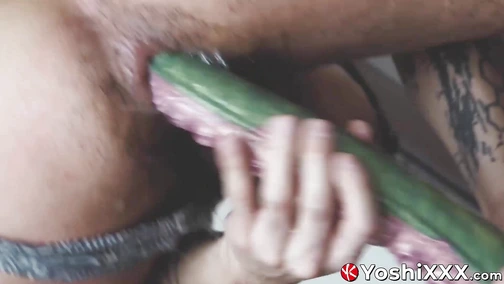 Deviant Yoshi Kawasaki is a big fan of tentacles while anal fucking himself