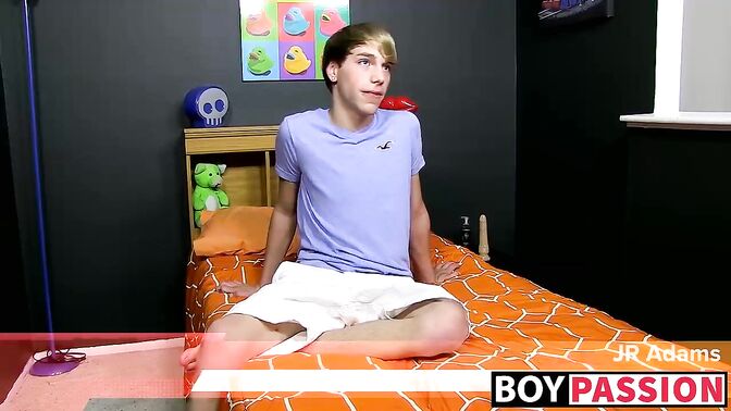 JR Adams fills his ass and blows his load