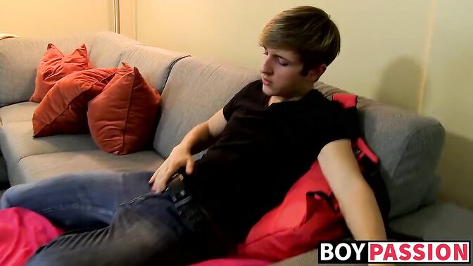 Colby Klein has a big hard cock to show