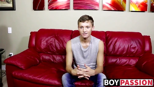 Matthew shows his adorable twink body