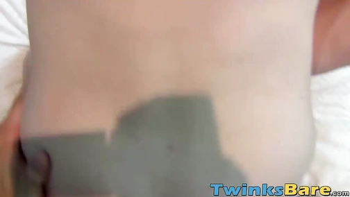 Twinks enjoying a ball slapping bareback