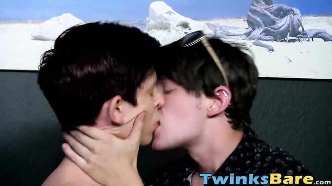 Freaky butt buddies plow each other