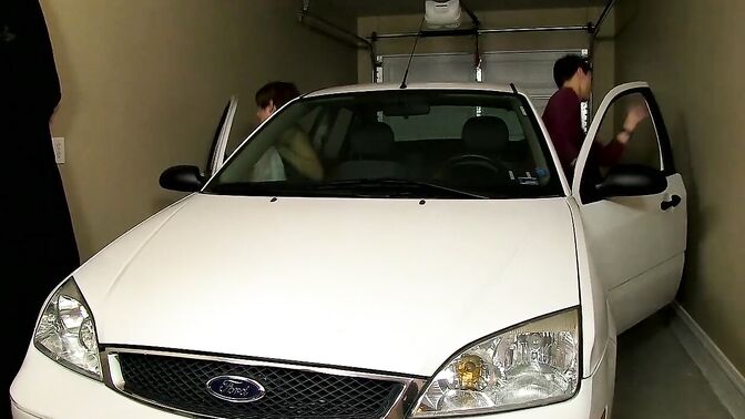 Twink receives facial after ass plowing