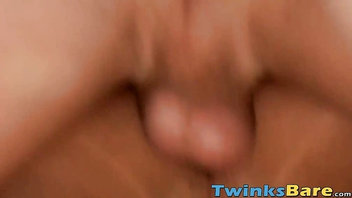 Passionate twinks have hot sex in bed